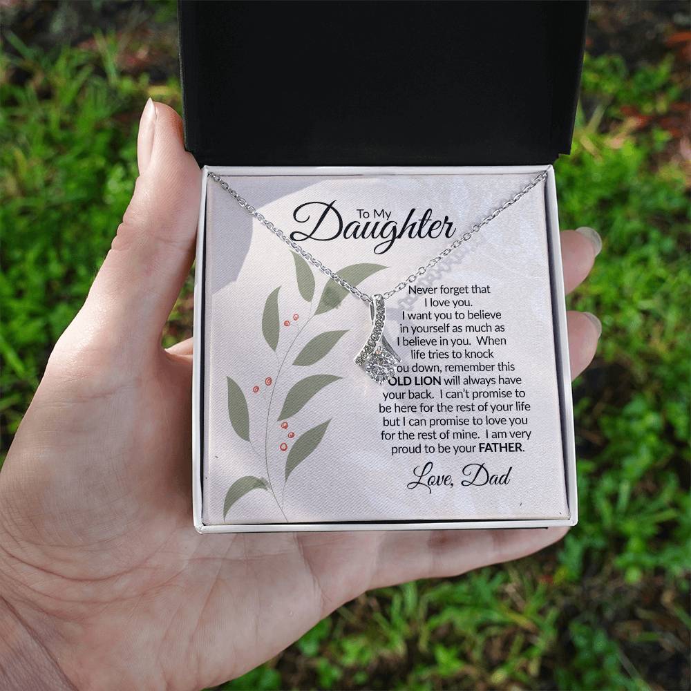 To My Daughter | Never Forget | Alluring Beauty Necklace