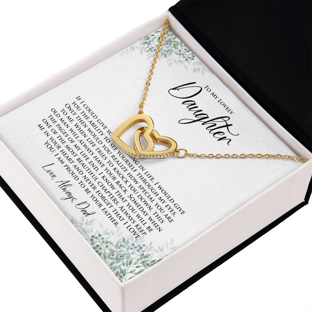 Daughter | One Thing In Life | Interlocking Hearts Necklace