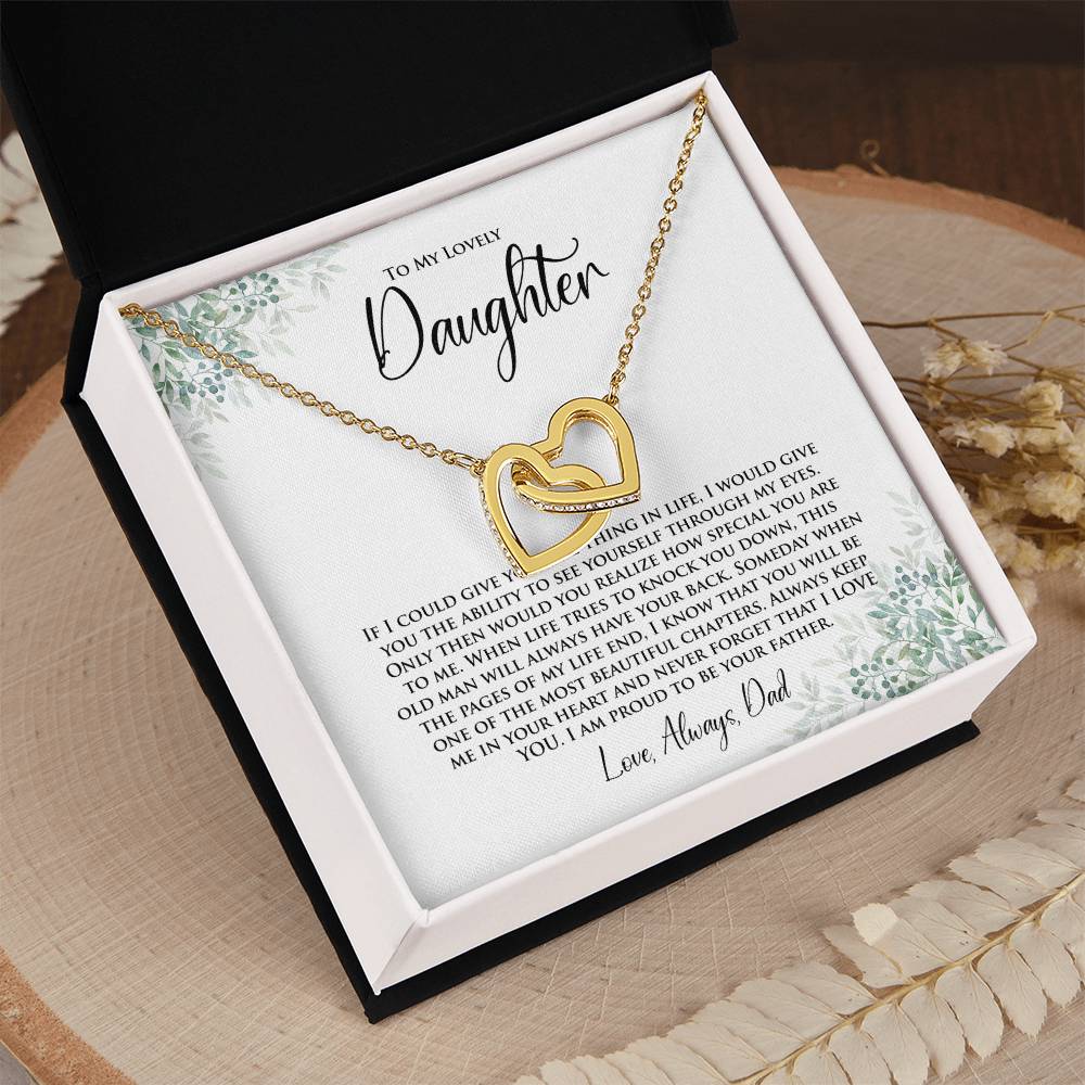 Daughter | One Thing In Life | Interlocking Hearts Necklace