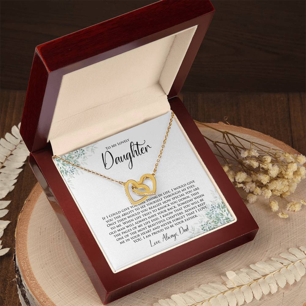 Daughter | One Thing In Life | Interlocking Hearts Necklace