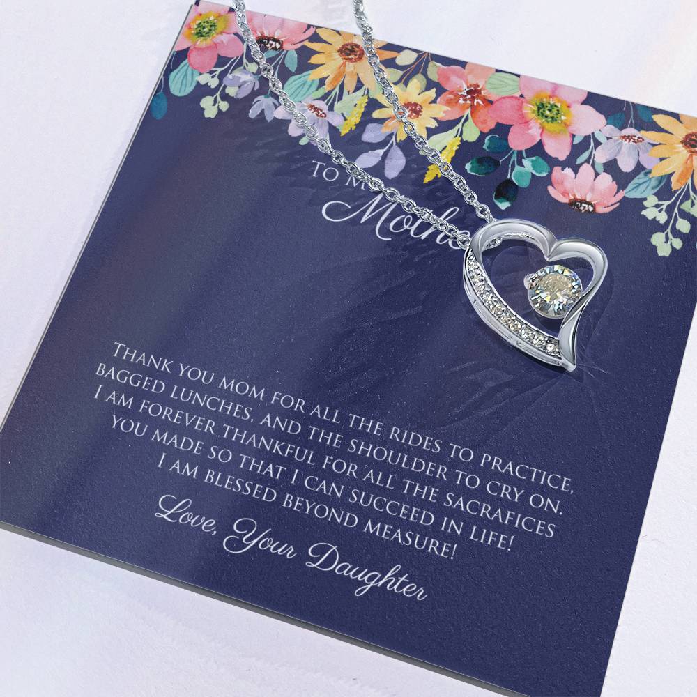 To My Mother | Thank You | Forever Love Necklace