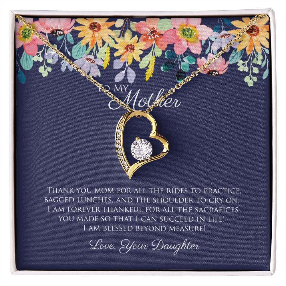 To My Mother | Thank You | Forever Love Necklace