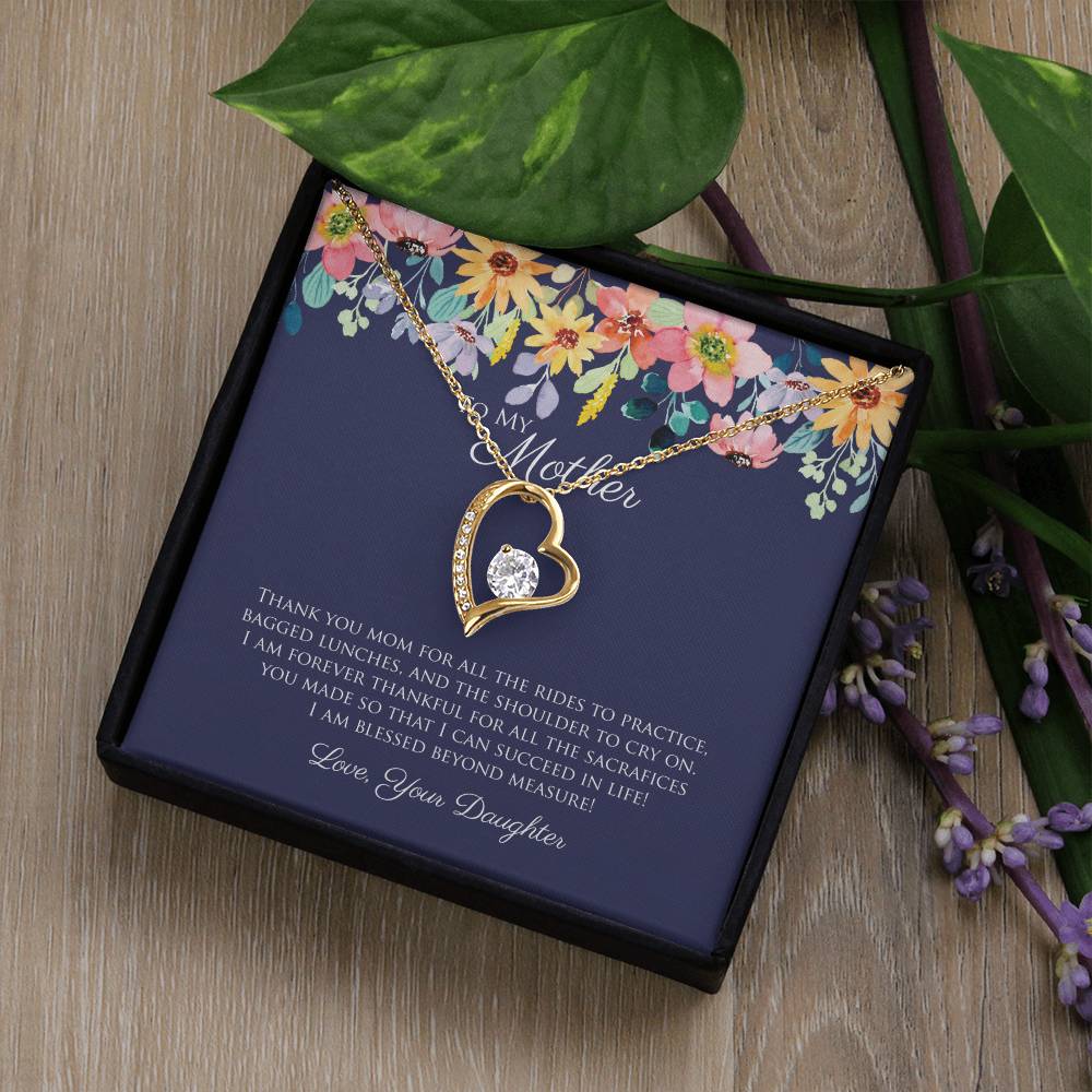 To My Mother | Thank You | Forever Love Necklace