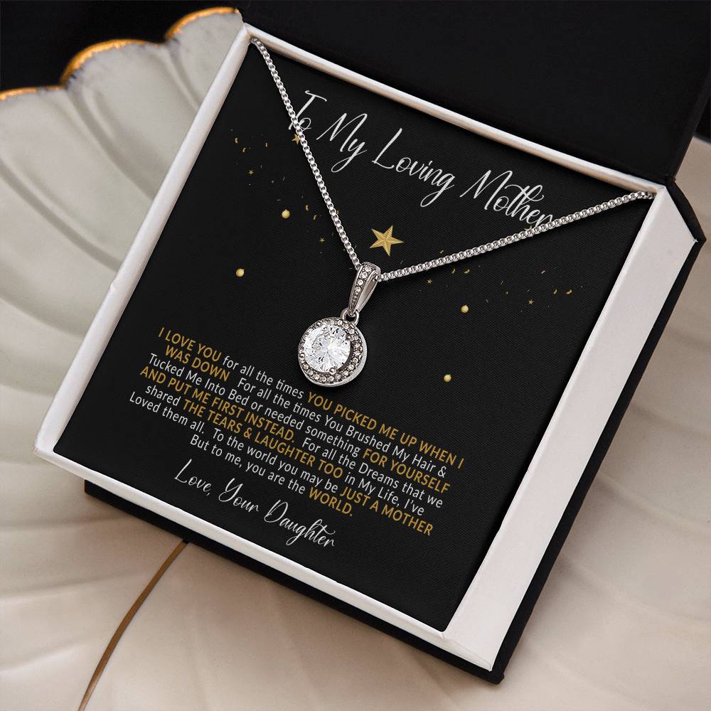 To My Loving Mother | I Love You | Eternal Hope Necklace