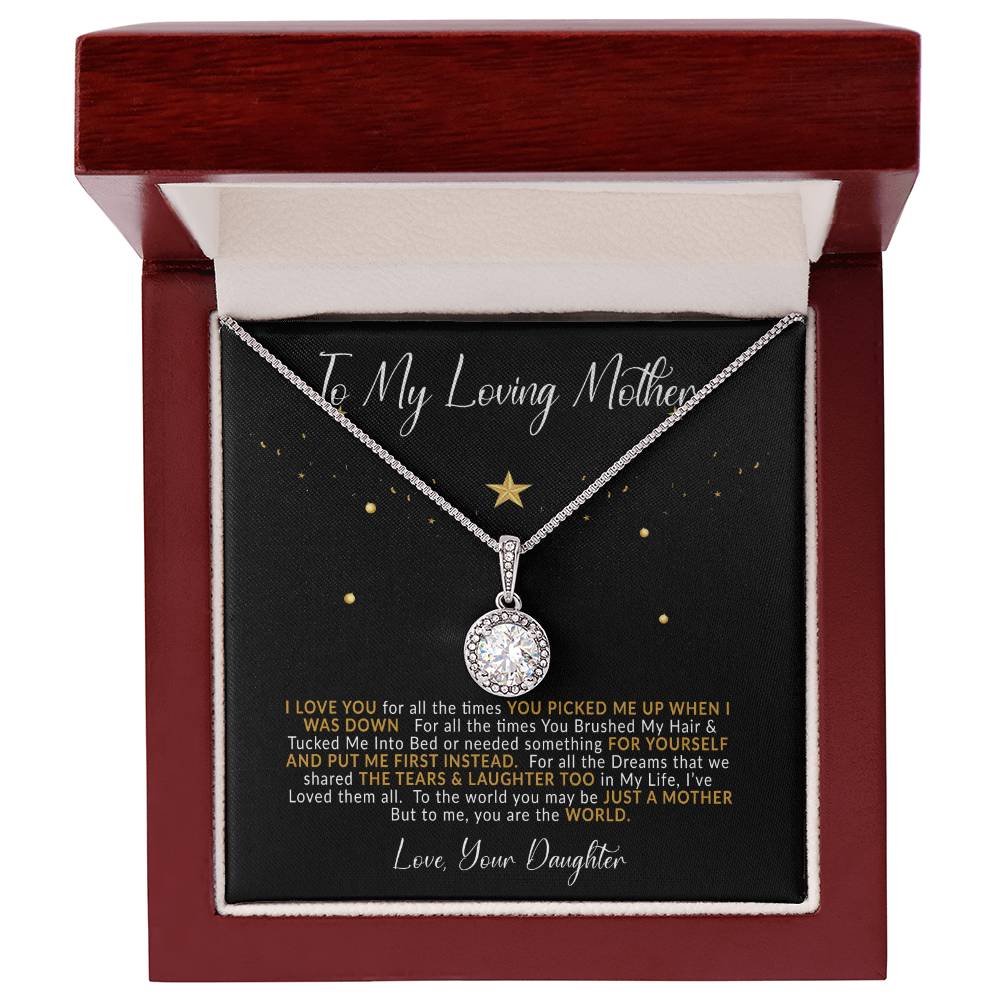 To My Loving Mother | I Love You | Eternal Hope Necklace