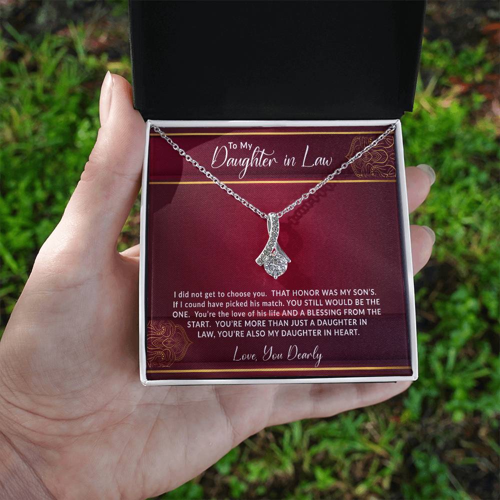 To My Daughter In Law | I Did Not Get To Choose You | Alluring Beauty Necklace