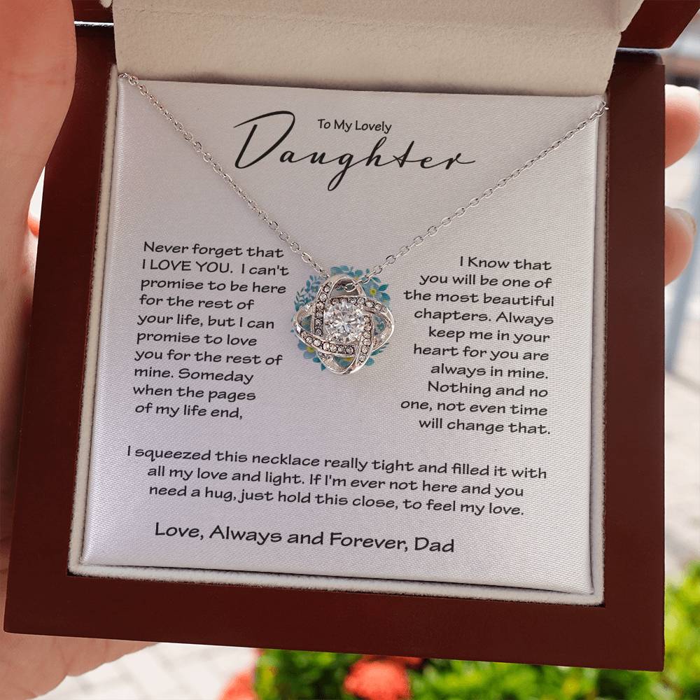 Daughter | My Promise - Dad | Love Knot