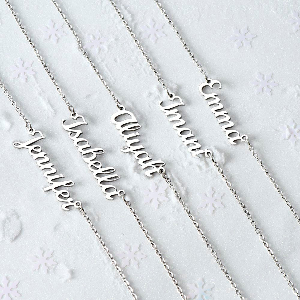 To My Soulmate | I May Not Be Your First Love | Custom Name Necklace